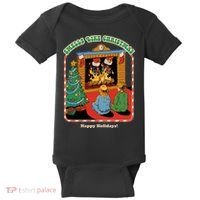 Smells Like Christmas Happy Holidays Baby Bodysuit thumb 0