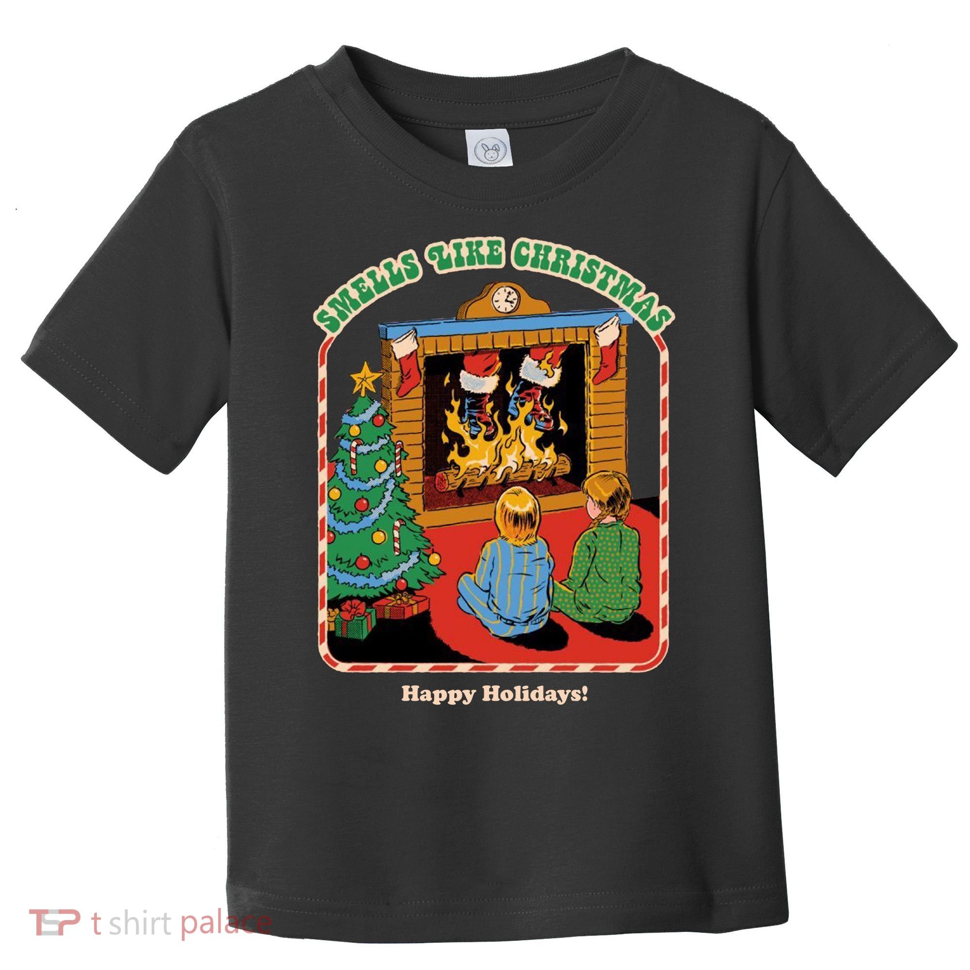 Smells Like Christmas Happy Holidays Toddler T-Shirt