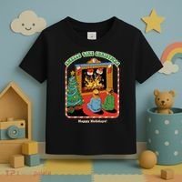 Smells Like Christmas Happy Holidays Toddler T-Shirt thumb 3