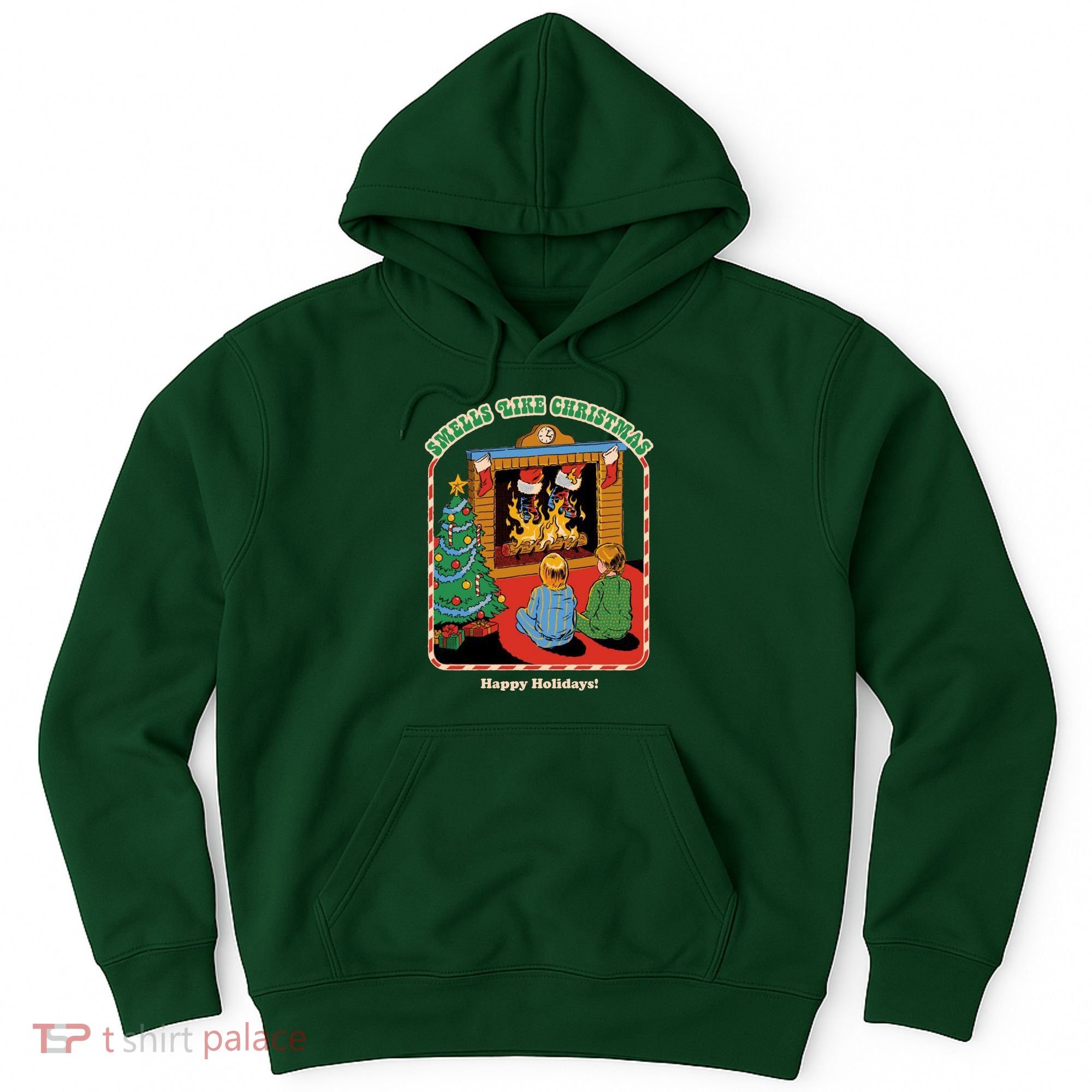 Smells Like Christmas Happy Holidays Hoodie
