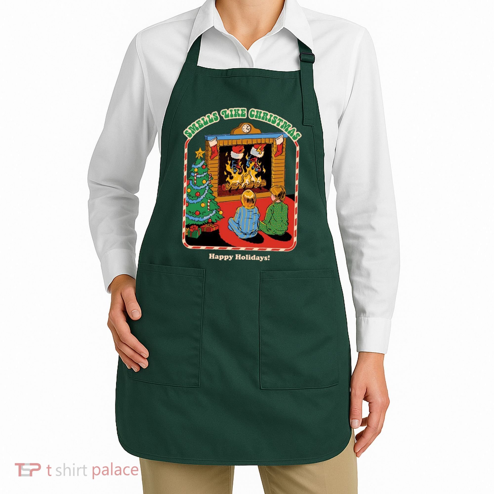 Smells Like Christmas Happy Holidays Apron