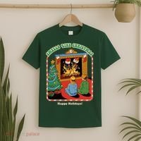 Smells Like Christmas Happy Holidays T-Shirt thumb 2