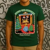 Smells Like Christmas Happy Holidays T-Shirt thumb 3