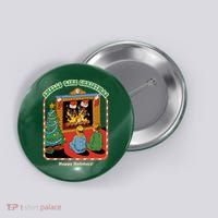 Smells Like Christmas Happy Holidays Button thumb 0