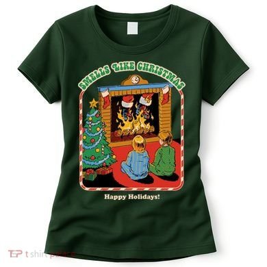 Smells Like Christmas Happy Holidays Women's T-Shirt