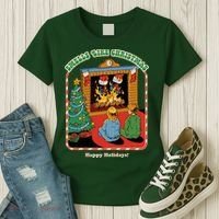 Smells Like Christmas Happy Holidays Women's T-Shirt thumb 3