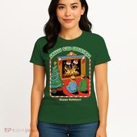 Smells Like Christmas Happy Holidays Women's T-Shirt thumb 4