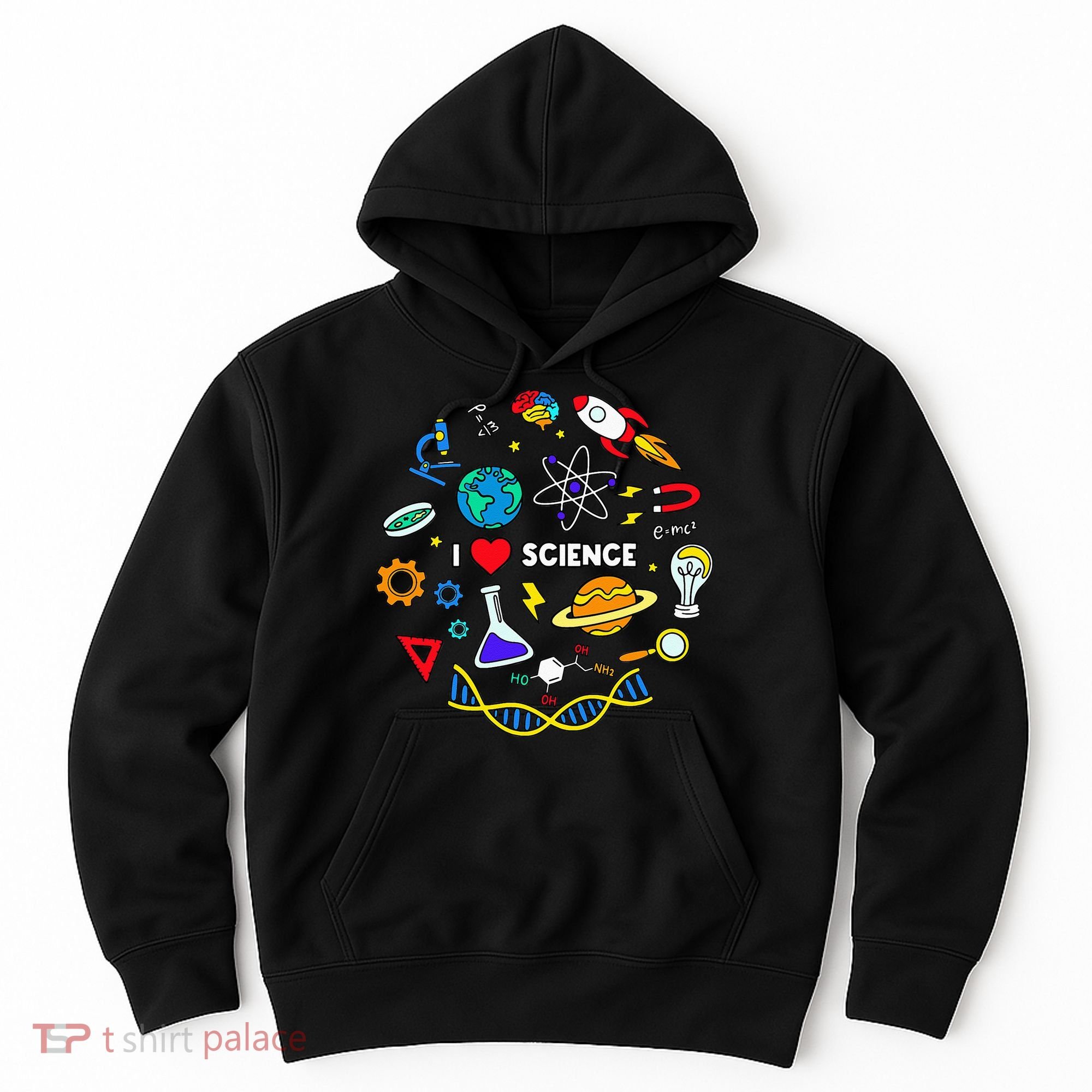 Science Lover Chemistry Biology Physics Love Science  Hoodie