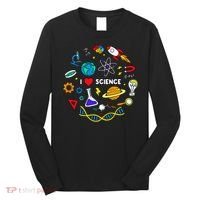 Science Lover Chemistry Biology Physics Love Science  Long Sleeve Shirt thumb 0