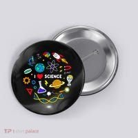 Science Lover Chemistry Biology Physics Love Science  Button thumb 0