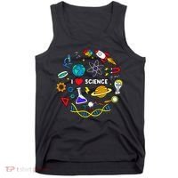 Science Lover Chemistry Biology Physics Love Science  Tank Top thumb 0