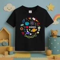 Science Lover Chemistry Biology Physics Love Science  Toddler T-Shirt thumb 3