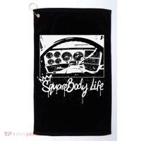 Squarebody Life C10 Classic Truck Squarebody Nation Golf Towel thumb 0