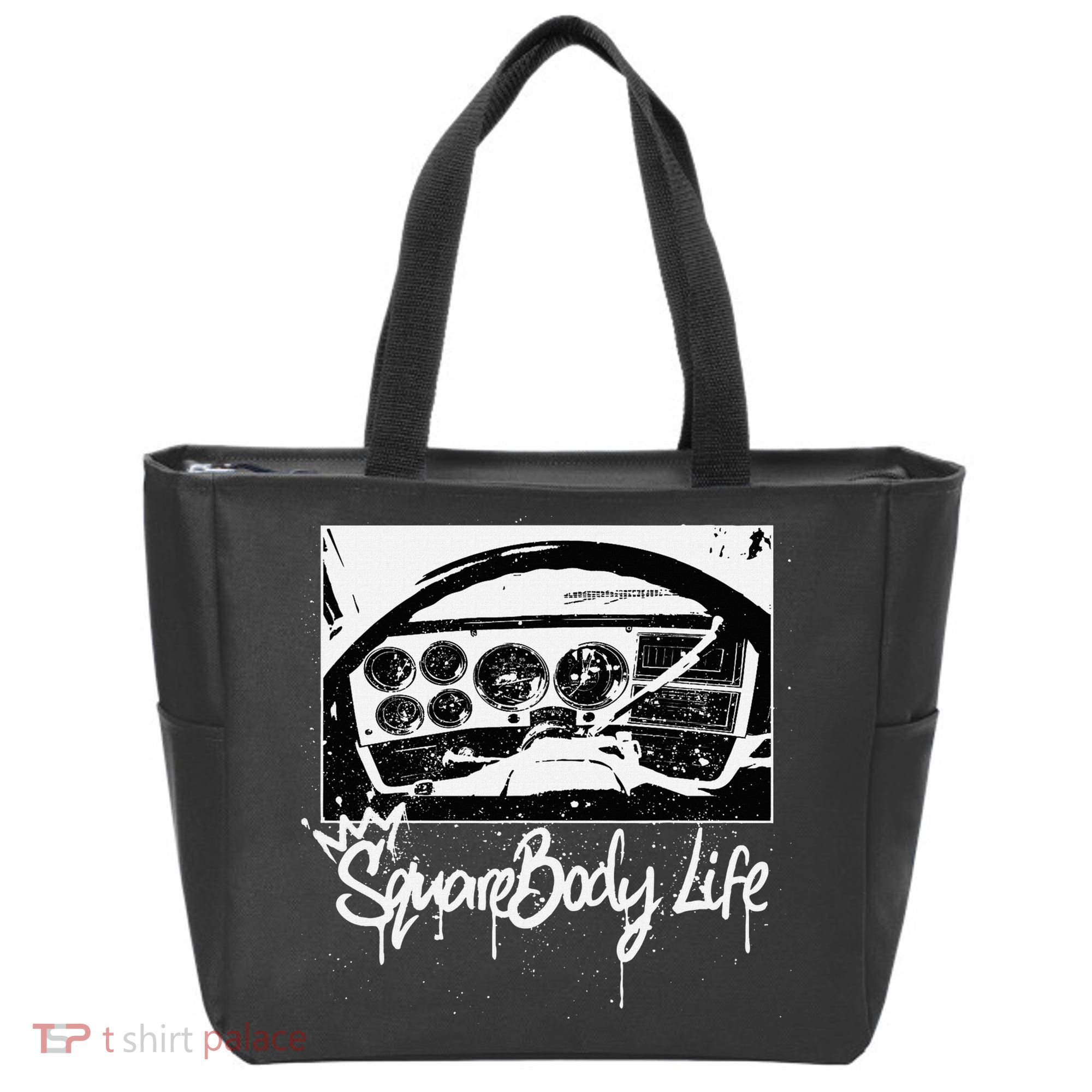 Squarebody Life C10 Classic Truck Squarebody Nation Tote Bag