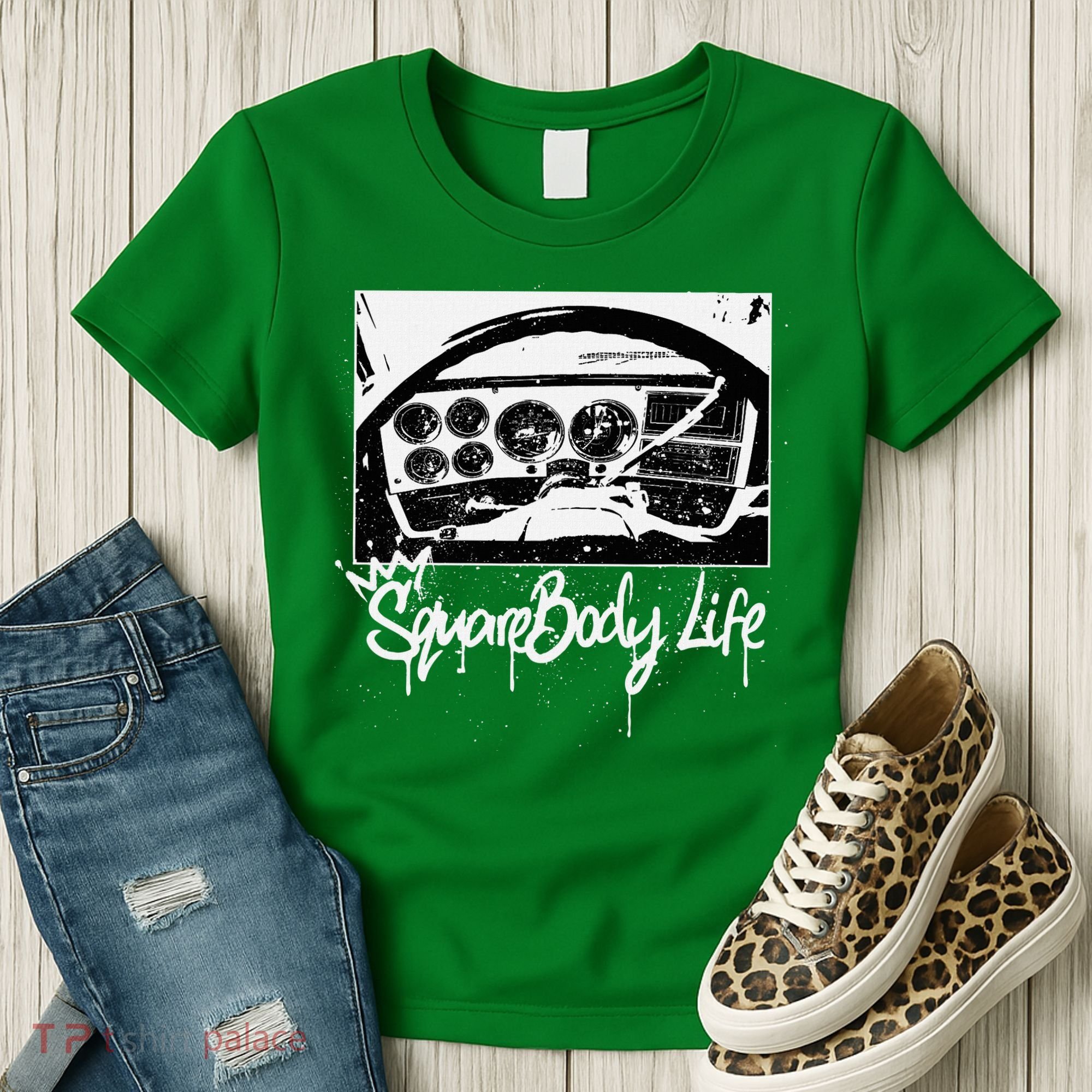 Squarebody Life C10 Classic Truck Squarebody Nation Women's T-Shirt