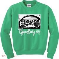 Squarebody Life C10 Classic Truck Squarebody Nation Kids Sweatshirt thumb 0