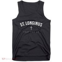 St. Longinus Catholic Christian Saint Tank Top thumb 0