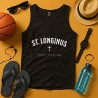 St. Longinus Catholic Christian Saint Tank Top thumb 4
