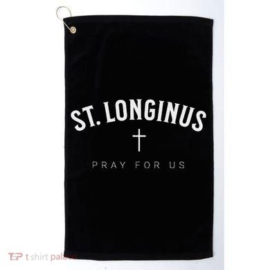 St. Longinus Catholic Christian Saint Golf Towel