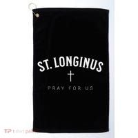 St. Longinus Catholic Christian Saint Golf Towel thumb 0