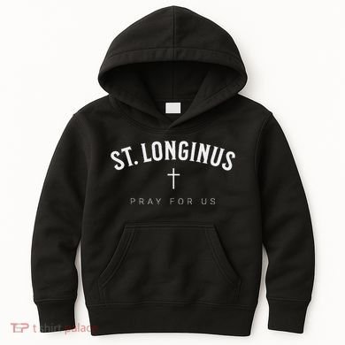 St. Longinus Catholic Christian Saint Kids Hoodie