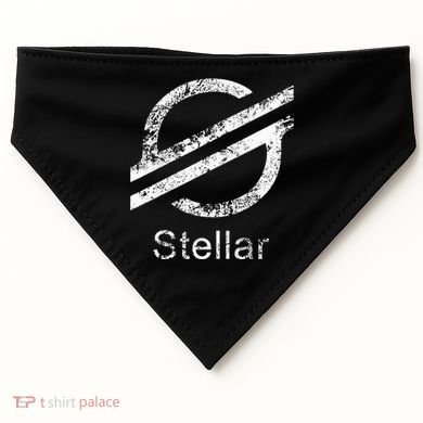 Stellar Lumens Crypto Xlm Token Decentralized Blockchain USA-Made Doggie Bandana