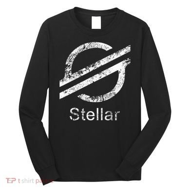 Stellar Lumens Crypto Xlm Token Decentralized Blockchain Long Sleeve Shirt