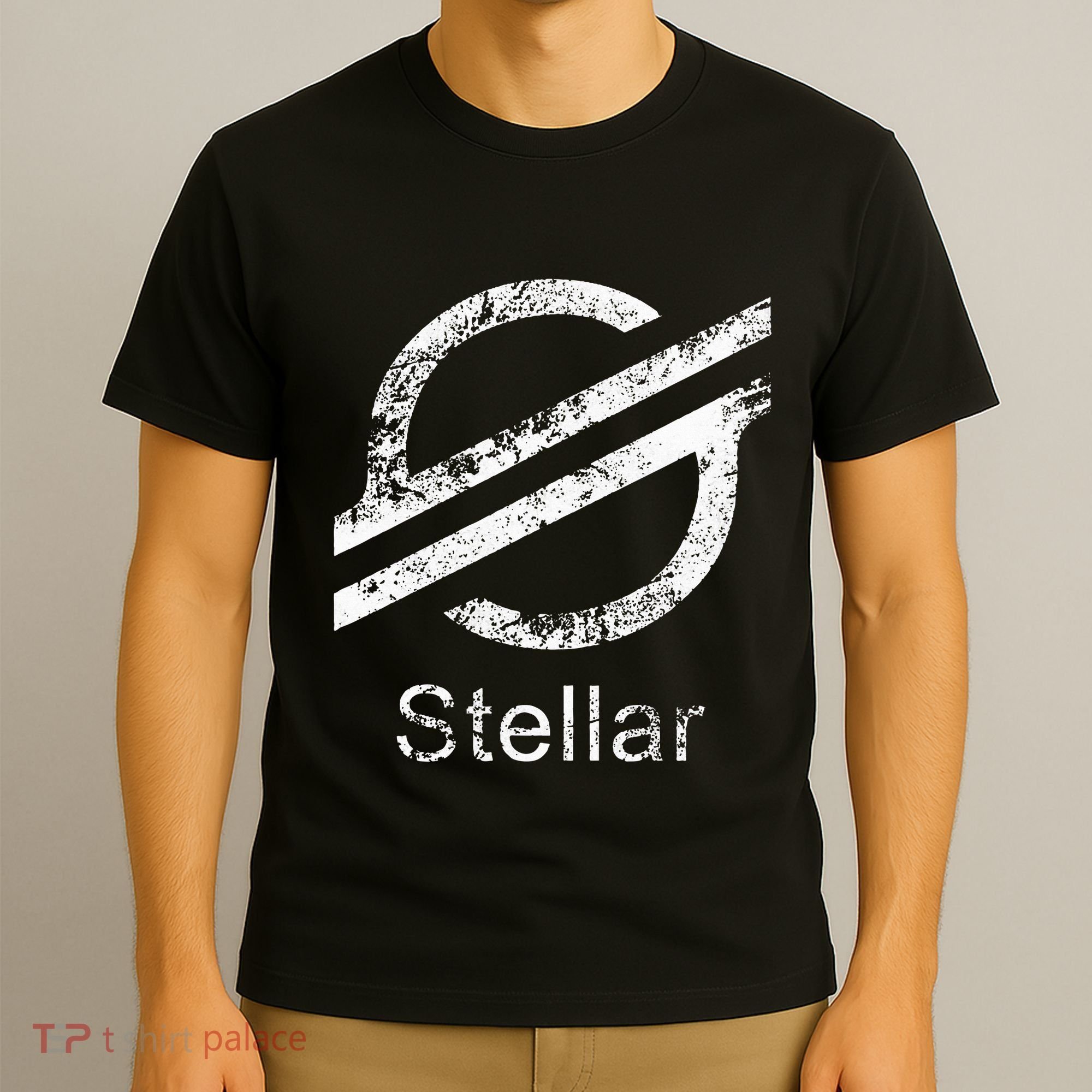 Stellar Lumens Crypto Xlm Token Decentralized Blockchain T-Shirt