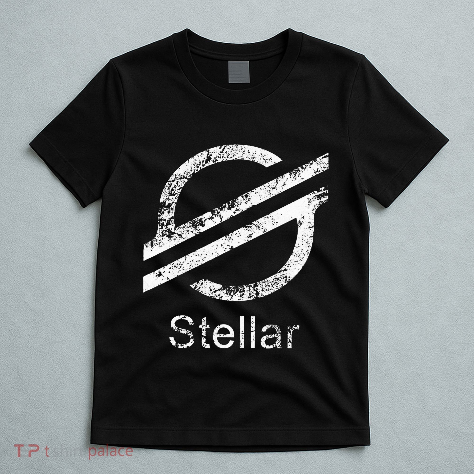Stellar Lumens Crypto Xlm Token Decentralized Blockchain T-Shirt