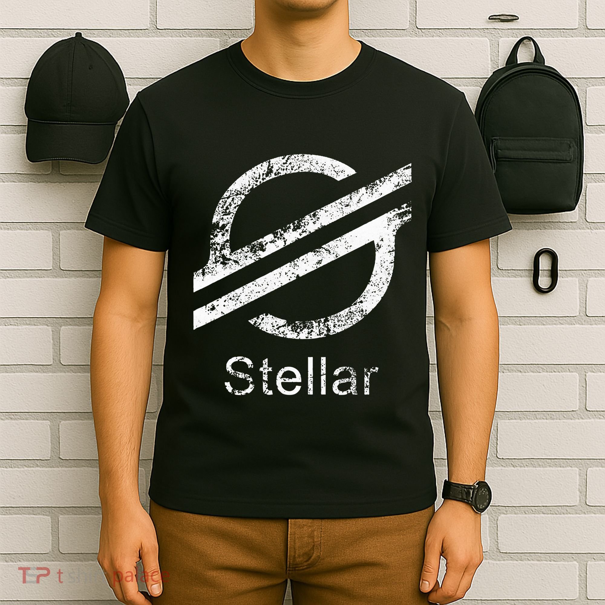 Stellar Lumens Crypto Xlm Token Decentralized Blockchain T-Shirt
