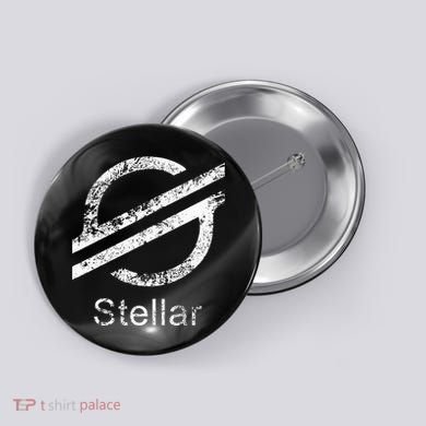 Stellar Lumens Crypto Xlm Token Decentralized Blockchain Button