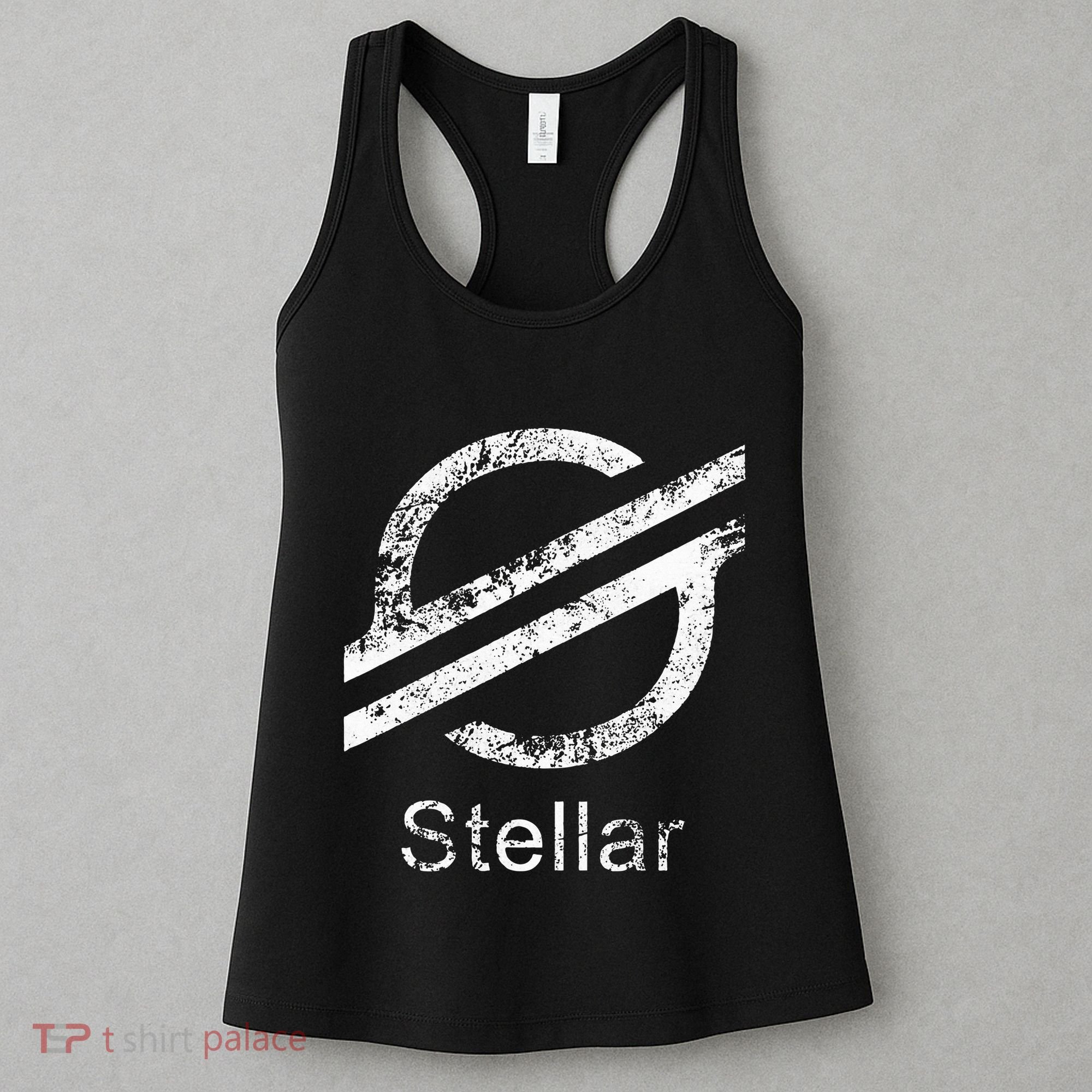 Stellar Lumens Crypto Xlm Token Decentralized Blockchain Women's Tank Top