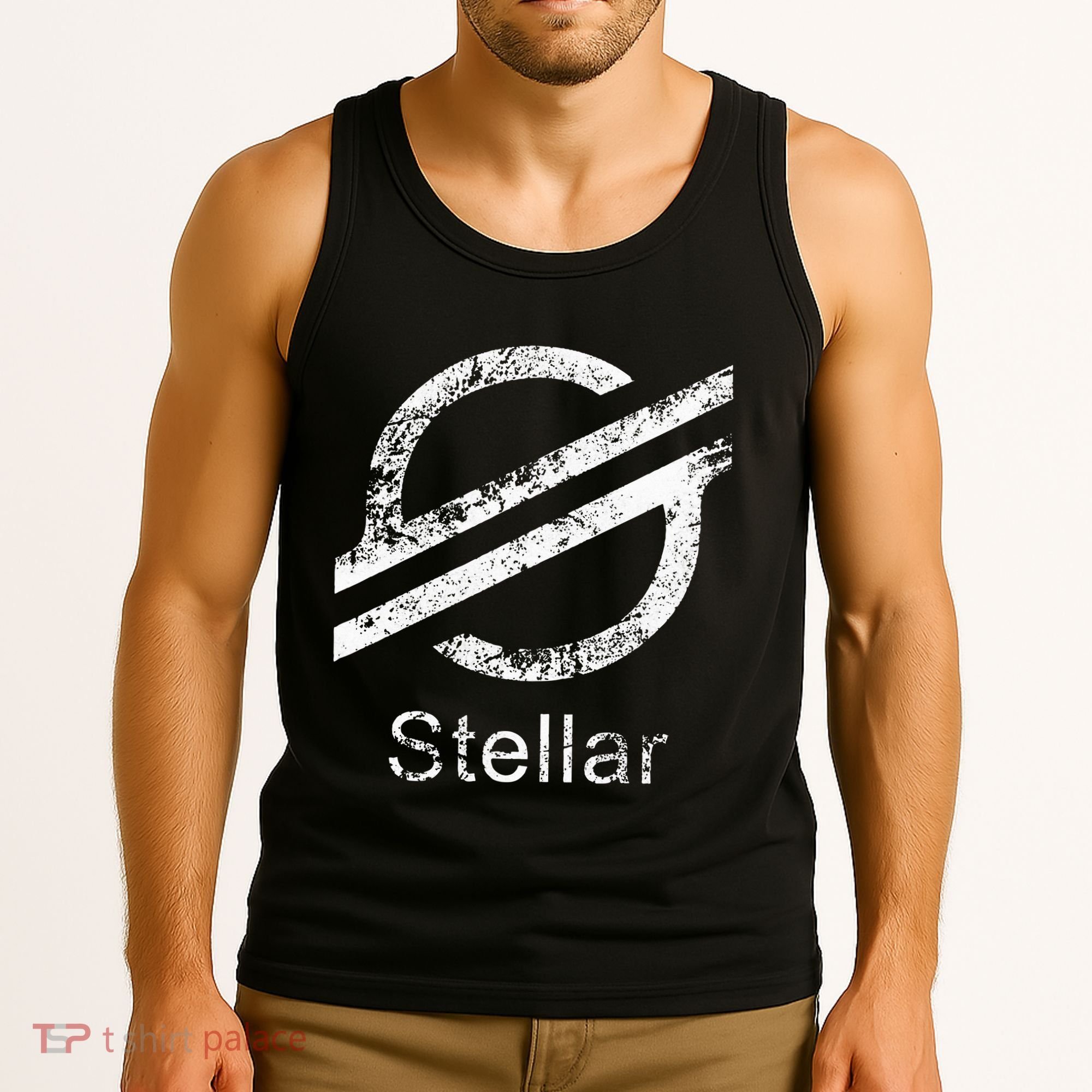 Stellar Lumens Crypto Xlm Token Decentralized Blockchain Tank Top