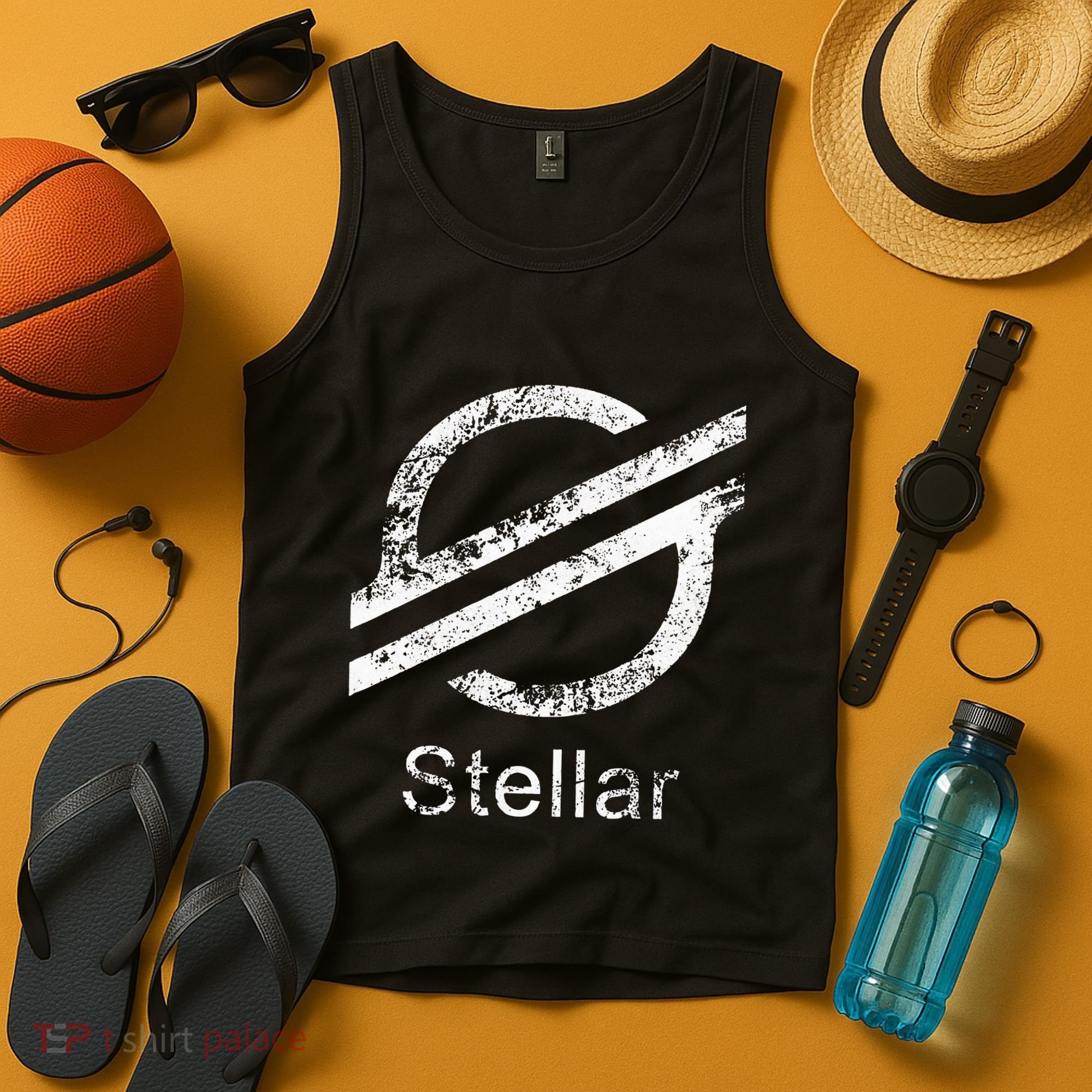 Stellar Lumens Crypto Xlm Token Decentralized Blockchain Tank Top