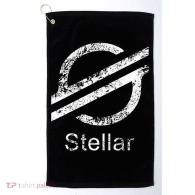 Stellar Lumens Crypto Xlm Token Decentralized Blockchain Golf Towel
