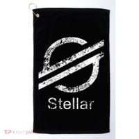 Stellar Lumens Crypto Xlm Token Decentralized Blockchain Golf Towel thumb 0