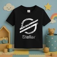 Stellar Lumens Crypto Xlm Token Decentralized Blockchain Toddler T-Shirt thumb 3