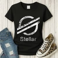 Stellar Lumens Crypto Xlm Token Decentralized Blockchain Women's T-Shirt thumb 3