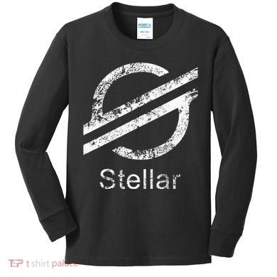 Stellar Lumens Crypto Xlm Token Decentralized Blockchain Kids Long Sleeve Shirt