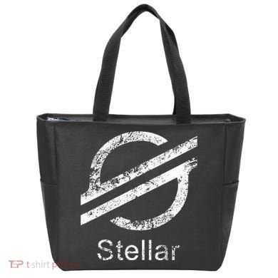 Stellar Lumens Crypto Xlm Token Decentralized Blockchain Tote Bag