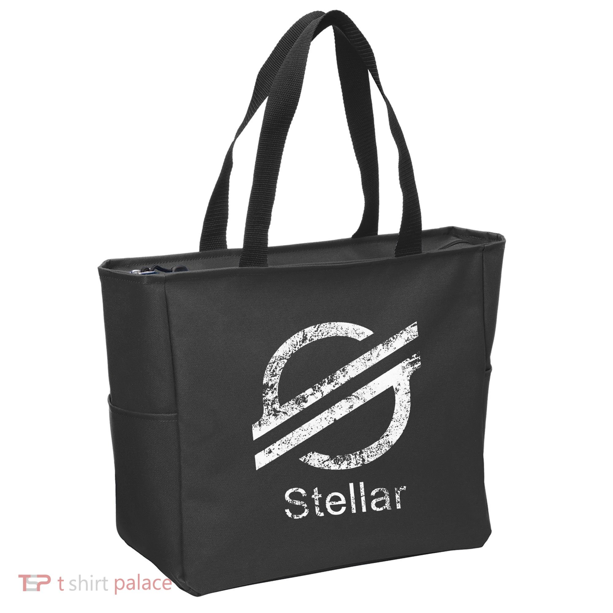 Stellar Lumens Crypto Xlm Token Decentralized Blockchain Tote Bag
