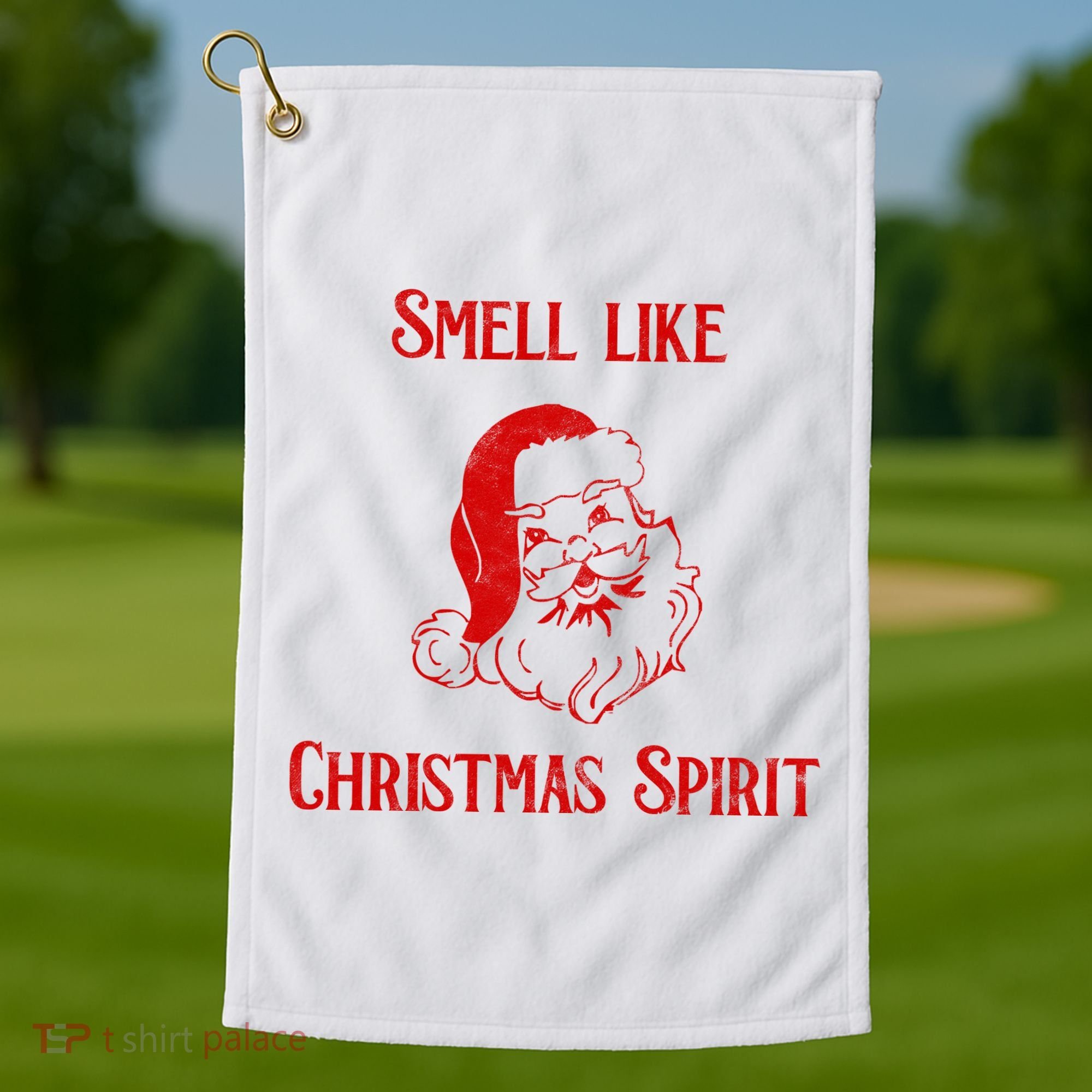 Smells Like Christmas Golf Towel