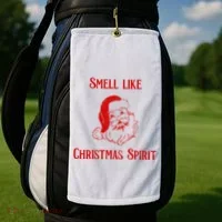 Smells Like Christmas Golf Towel thumb 2