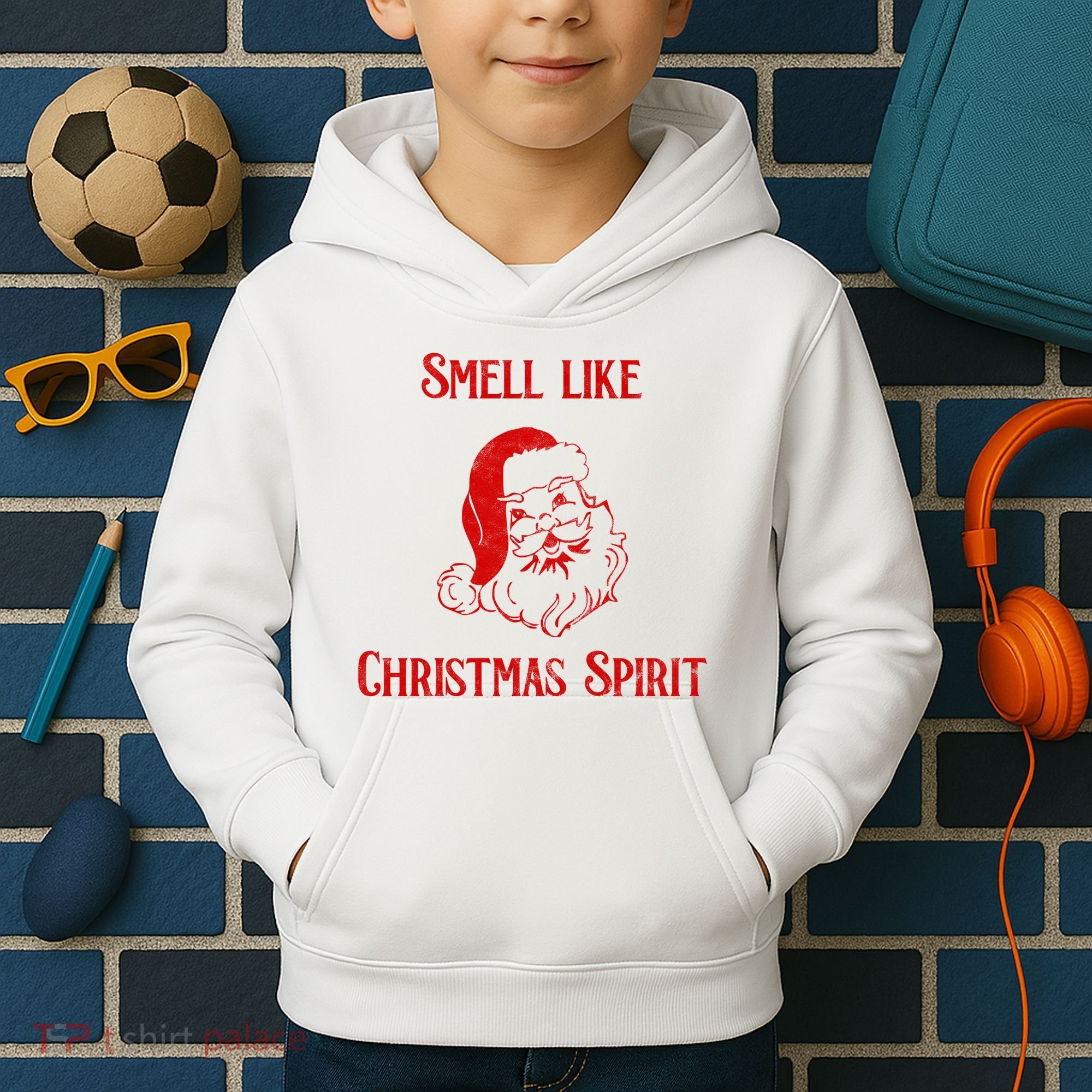 Smells Like Christmas Kids Hoodie