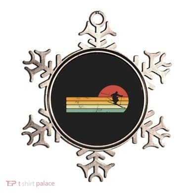 Ski Lover Colorful Retro Snowboarding Cute Gift Ornament