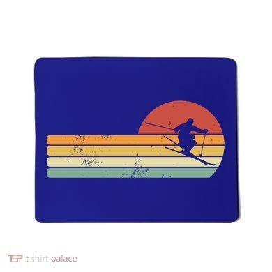 Ski Lover Colorful Retro Snowboarding Cute Gift Mousepad