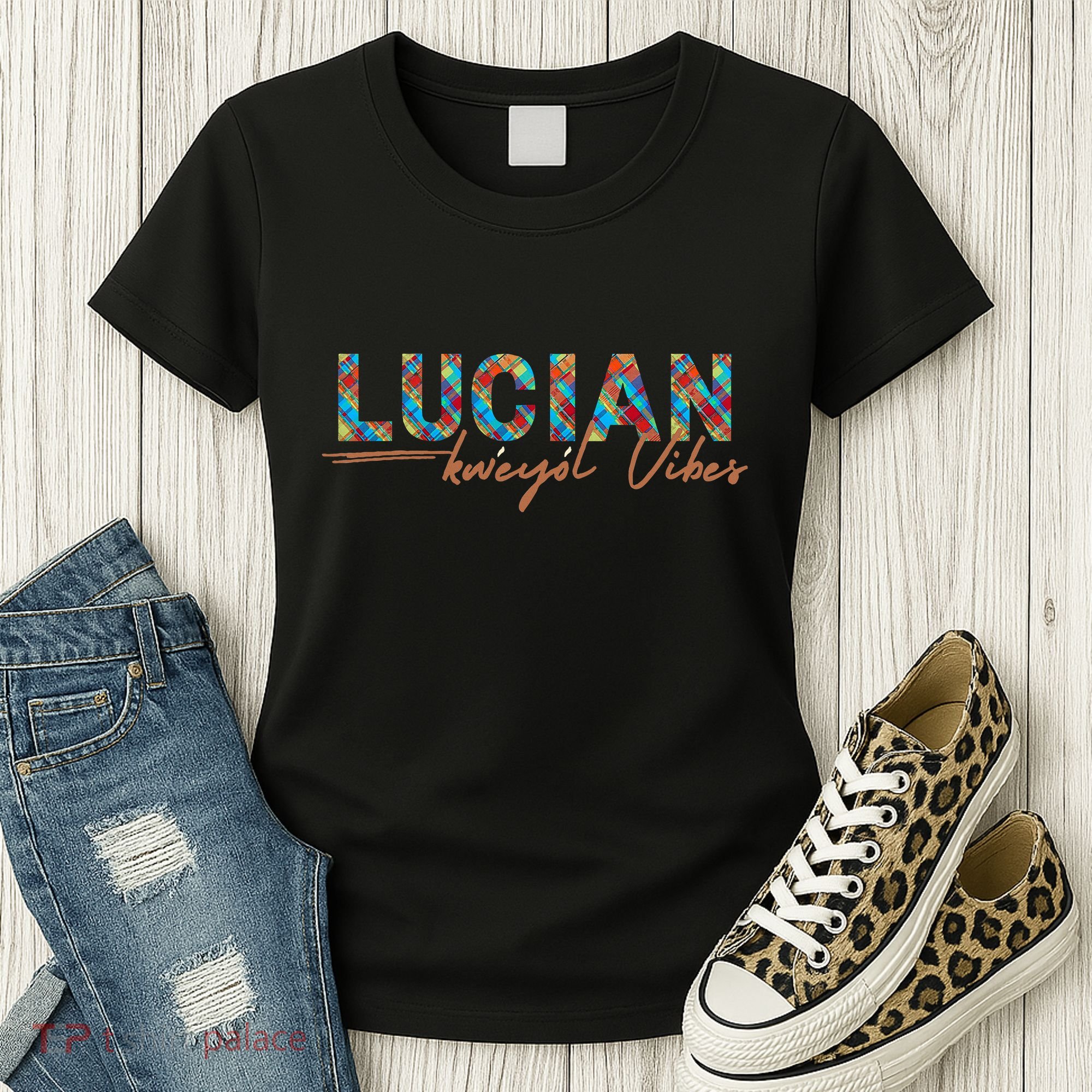 St Lucia Creole Day Outfit Lucian Kweyol Vibes Heritage Women's T-Shirt
