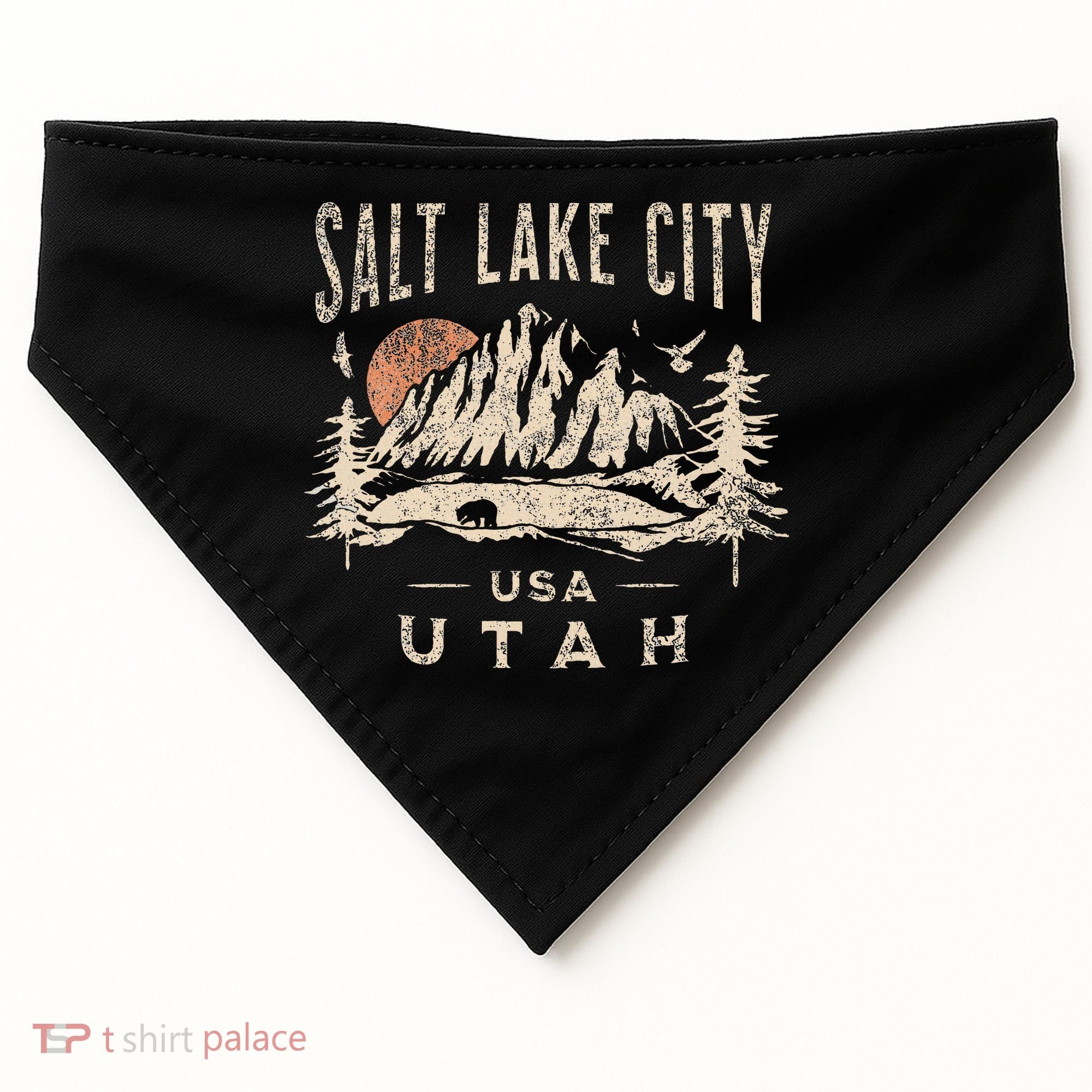 Salt Lake City USA-Made Doggie Bandana