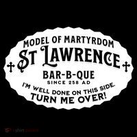 St Lawrence Catholic BBQ Fathers Day gift Deacon Sweatshirt thumb 3