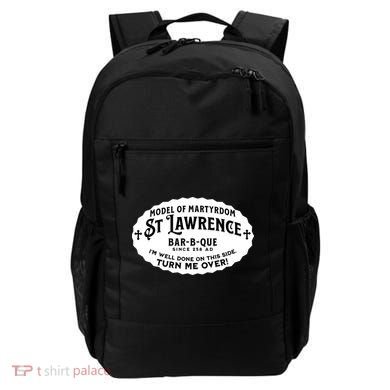 St Lawrence Catholic BBQ Fathers Day gift Deacon Backpack